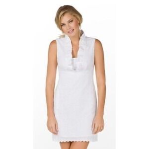 Lily Pulitzer Women's Size 2 Adeline White Eyelet  Shift Dress